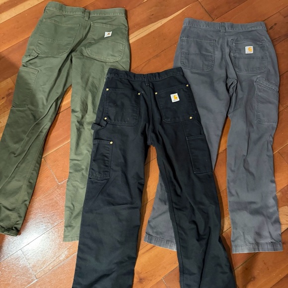 Carhartt Men's Cargo Pants - Black, Gray, and Green - Picture 2 of 6